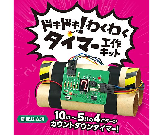 67-2998-19 ドキドキ！わくわくタイマー工作キット 55414 【AXEL