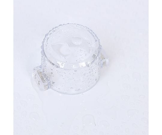 67-2998-39 誤操作防止スイッチカバー（マグネット） 透明 丸型 J2552