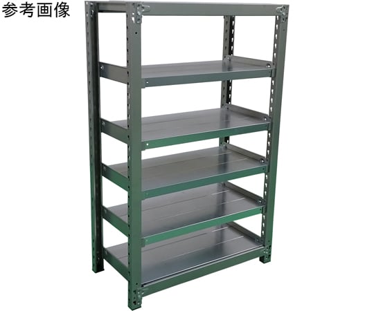 高耐食性めっき中量棚（300kg/段・単体・6段） 1855×480×2400mm　MB-3726
