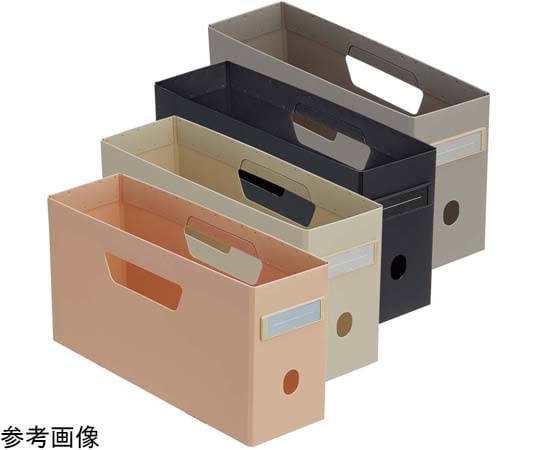 67-3051-82 ボックスファイル（ロータイプ）ピンク F290-12 【AXEL