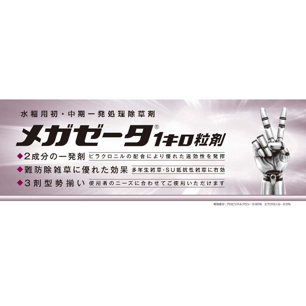 67-3060-21 メガゼータ1キロ粒剤 1kg 【AXEL】 アズワン