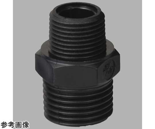 67-3083-02 TEFEN PP ネジ継手 異径ニップル R1/2×R1/4 KRHN-1208