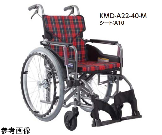 67-3092-15 Modern KMD A-style 標準タイプ 自走介助兼用 赤チェック