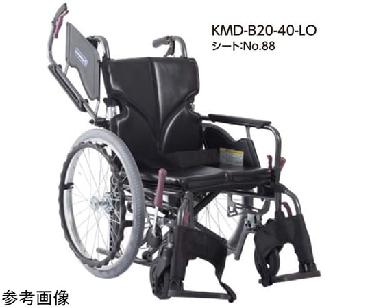 自走用車椅子 赤と黒 あけみん MIKI 自走用車椅子 赤/黒