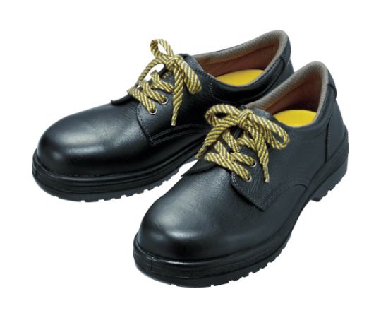 67-3124-83 JIS規格認定 ラバーテック ゴム底静電安全靴 静電 ブラック