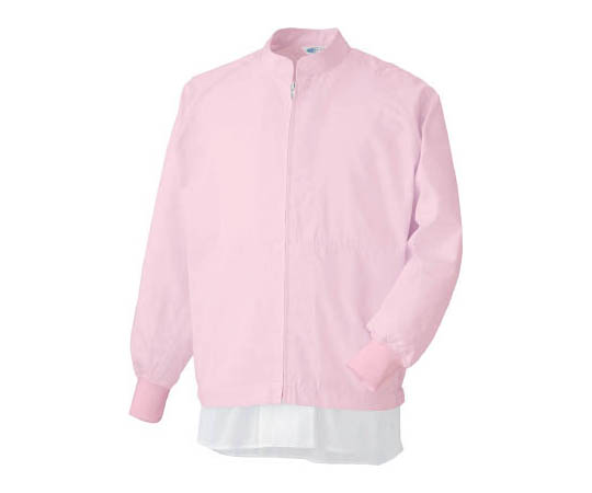 作業服 男女共用 異物混入防止長袖ブルゾン 上 ピンク 3L　MHS3213P-3L