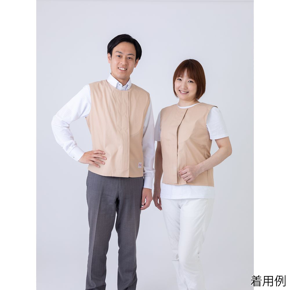 67-3149-32 ペースメーカ・ICD等電磁波防護服 MGベストST 左胸部
