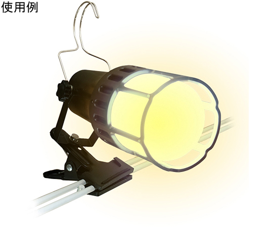 67-4521-90 充電型LEDクリップライト 昼光色 CL-BT10D 【AXEL】 アズワン