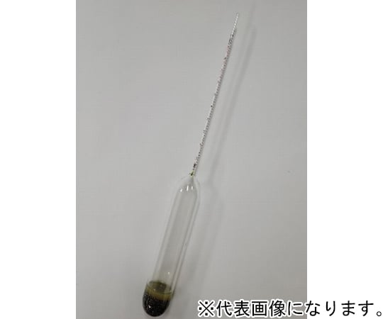 67-4571-28 酒精計10本組 No.4 校正証明書3点付 温度範囲30～40℃ JC