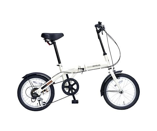 MYPALLAS 16インチ折り畳み自転車 アイボリー MYPALLAS 16インチ折り畳み自転車 アイボリー