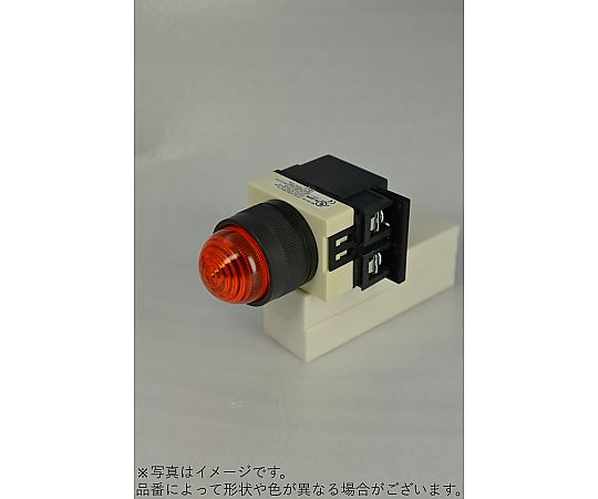 67-4684-32 φ25トランス付丸形パイロットライト 樹脂リング 緑