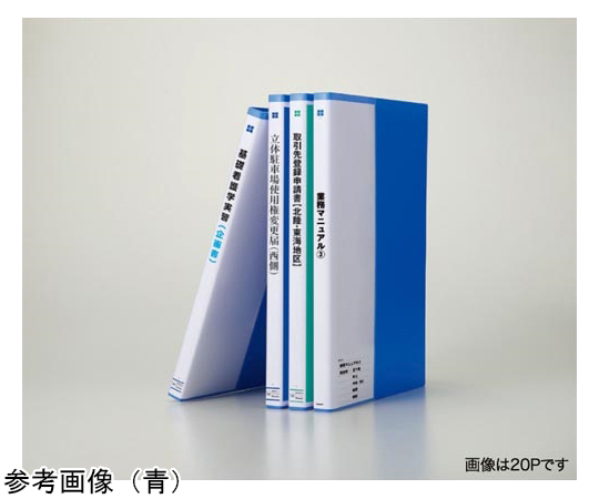 タイトルプリントクリヤーブック 固定 10P 桃