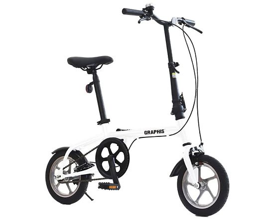 67-4747-60 折りたたみ自転車 12インチ ノーパンクタイヤ LED 67-4747-60 折りたたみ自転車 12インチ ノーパンクタイヤ LED