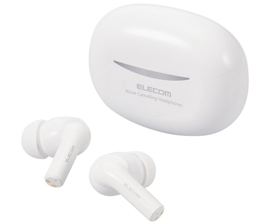 Bluetoothイヤホン 完全ワイヤレス ノイズキャンセリング対応 TWS15シリーズ AAC対応 ホワイト　LBT-TWS15WH