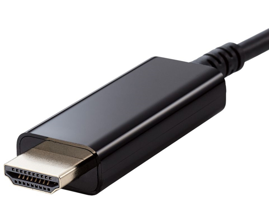 67-4806-28 映像変換ケーブル USB Type-C-HDMI ミラーリング対応 60Hz 高耐久 3.0m ブラック MPA- CHDMIS30BK 【AXEL】 アズワン