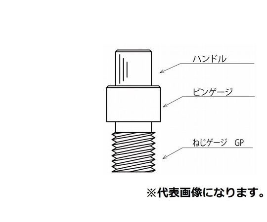 67-4842-77 ねじ位置ゲージ SPS M5P0.8GP210L 0003-50-0050030 【AXEL