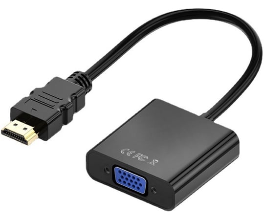 HDMI to VGA変換ケーブル ブラック　TR-HDA001-BK