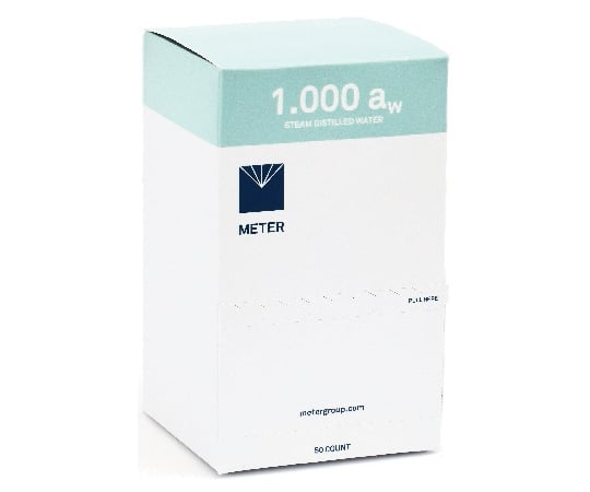 水分活性標準液 1.000aw（蒸留水）50本入 成績証明書付属　