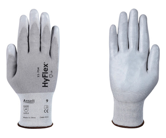 67-5197-17 耐切創手袋 ハイフレックス Lサイズ 11-754-9 【AXEL