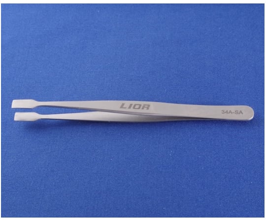 67-5232-58 フラットピンセット 120mm 34A-SA 【AXEL】 アズワン