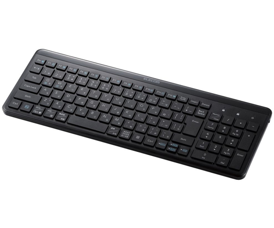 完璧主義 67-5286-63 無線キーボード 静音 コンパクト マウス付 ブラック キーボード・マウス・入力機器
