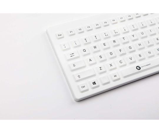 67-5721-42 洗えるシリコンキーボード IP68保護 有線USBケーブル