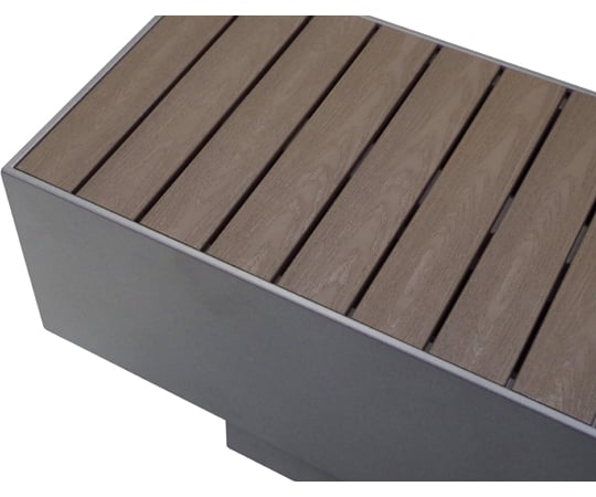 67-5821-40 茶屋のベンチ サイズD×W×H（mm）：400×1500×450 重量