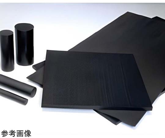 67-6186-20 ナイロン板（MC501CD R6 黒）T15×W600×L780mm PA_R6_T015