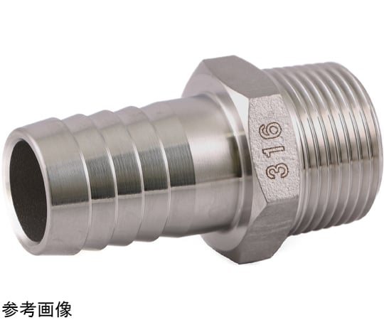 67-6430-20 エースニップル SUS316 PT3/8×φ10.5 HN-8310 【AXEL】 アズワン