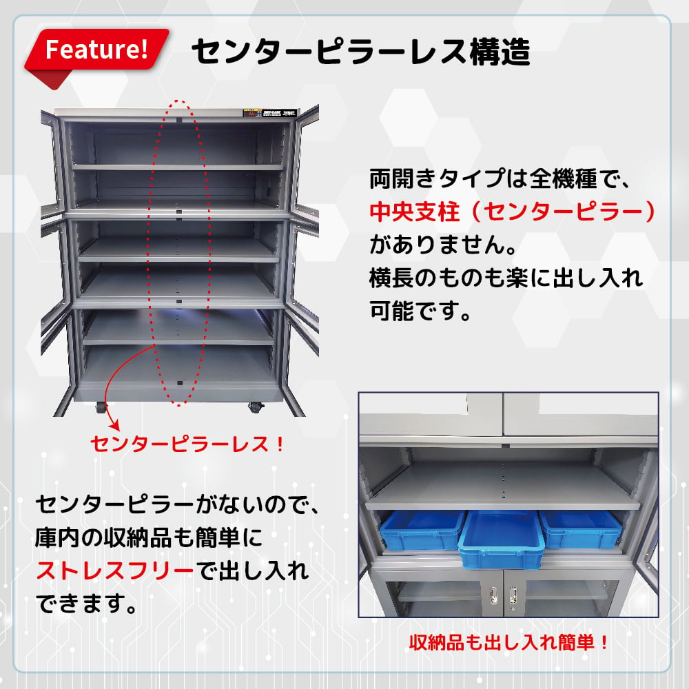 67-6430-93 デシケーター ドライキャビ 超低湿度用（1％RH） 超高速