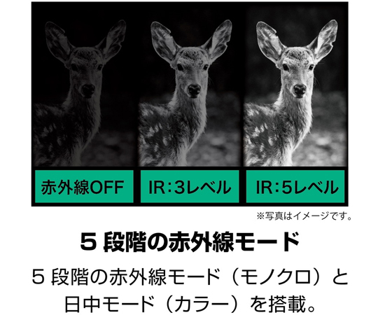 撮影機能付赤外線暗視カメラ　KC-NS04