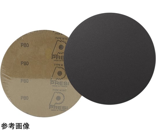 67-6441-40 SiC耐水研磨紙（糊無し φ200mm P2400 100枚） 13150-As