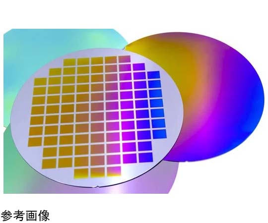 67-6444-30 2インチ熱酸化膜付きウェハ（200nm±10％）研究用 [P（100）,1-100Ω] 片面ミラーDF品 25枚入 【AXEL】  アズワン