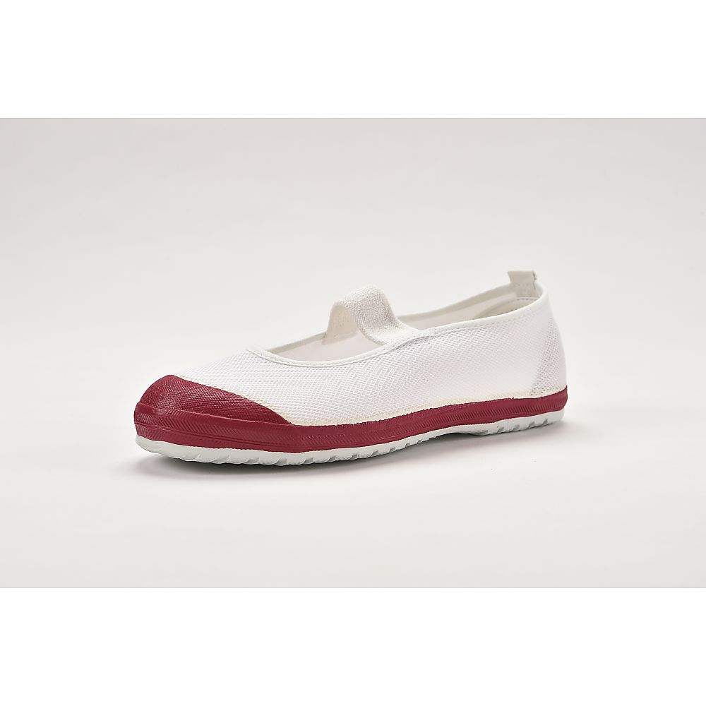 メッシュバレーシューズ 67-6476-44 学校用 メッシュバレーシューズ エンジ 15.0cm