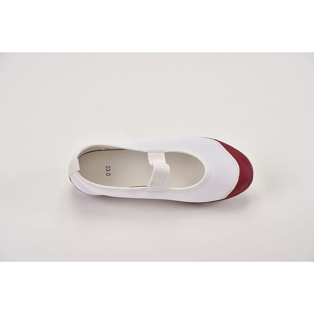 メッシュバレーシューズ 67-6476-44 学校用 メッシュバレーシューズ エンジ 15.0cm