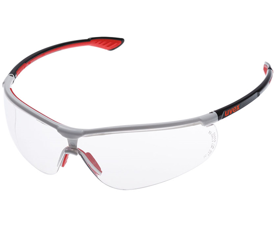 67-6631-24 EN規格品 保護めがね X-9193 uvex sportstyle ブラック