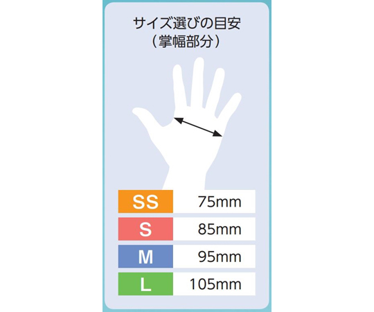 現在受注を停止している商品です］67-6645-21 ハンドケアグローブ S 1