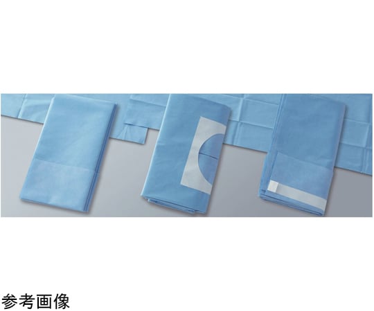 67-6646-22 吸水シート 90×90cm(12cm穴） 1セット(80枚入) 23266