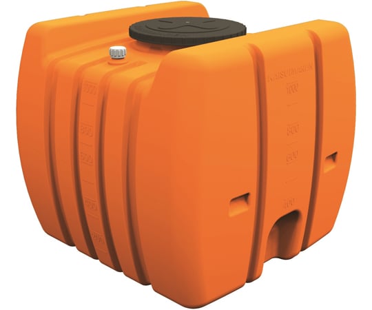 驚きの価格 67-6653-77 KMR1000 1170×1170×1020mm バルブ付 ローリータンク トップス