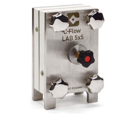 ラボ用電気化学セル 110×95×135mm　C-Flow Lab 5×5