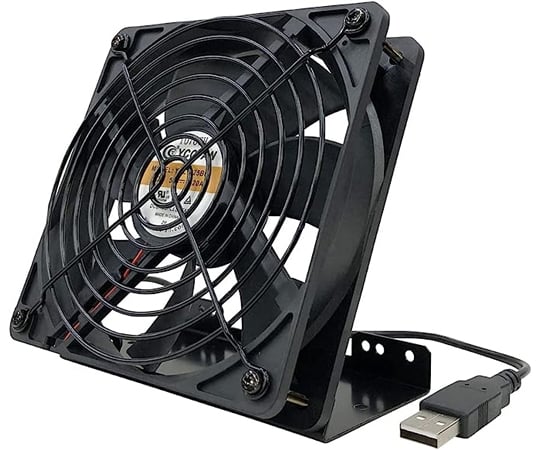 スタンド付USB冷却ファン 120mm　NB-USBXFAN-STAND