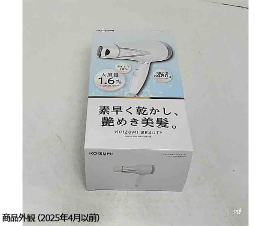 67-6661-74 マイナスイオンヘアドライヤー 白 KHD9820W 【AXEL】 アズワン