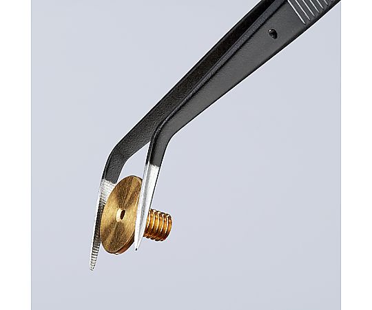 67-6839-23 精密ピンセット 155MM ガイドピン付 9234-37 【AXEL】 アズワン