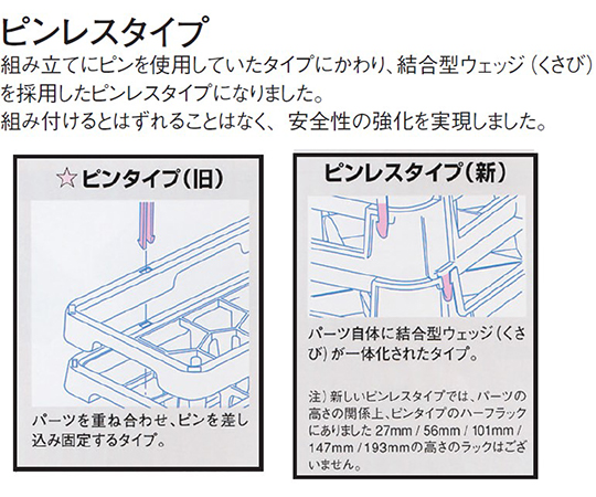 67-6880-41 レーバン フルサイズ ステムウェアラック36仕切 H105mm 36