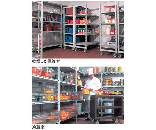 キャンブロ カムシェルビング(R) プレミアムシリーズ ソリッド型可動式4段セット 1520×460×H1700mm　CPMU186067S4