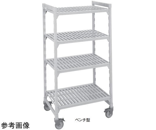 キャンブロ カムシェルビング(R) プレミアムシリーズ ベンチ型可動式4段セット 1820×540×H1700mm　CPMU217267V4