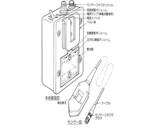 67-7208-30 界面検知器 チェックボーイ CB-01（5mケーブル） C00005796 【AXEL】 アズワン