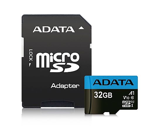 67-7424-85 A1規格対応 microSDHCカード UHS-I U1 Class10 V10 32GB アダプタ同梱  AUSDH32GUICL10A1-RA1 【AXEL】 アズワン