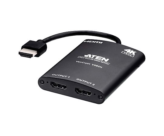 取扱を終了した商品です］2ポート HDMI分配器（4K60p対応、自動