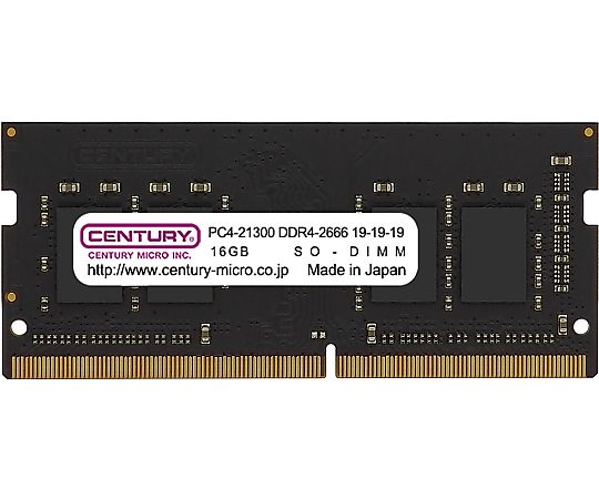 67-7512-50 NT用 PC4-21300 DDR4-2666 260p SODIMM 1.2v 16GB 1R